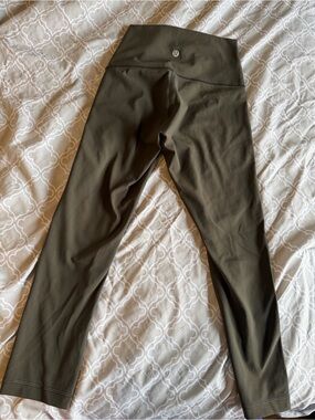 lululemon athletica Olive Green High-Rise Leggings